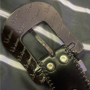 Belt is in okay condition I added a lil 2 holes at the end To make it tighter